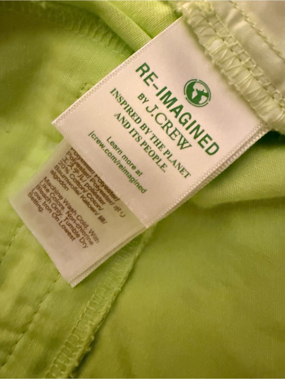 J. Crew Lime Green Cotton Chino Shorts - Picture 5 of 5